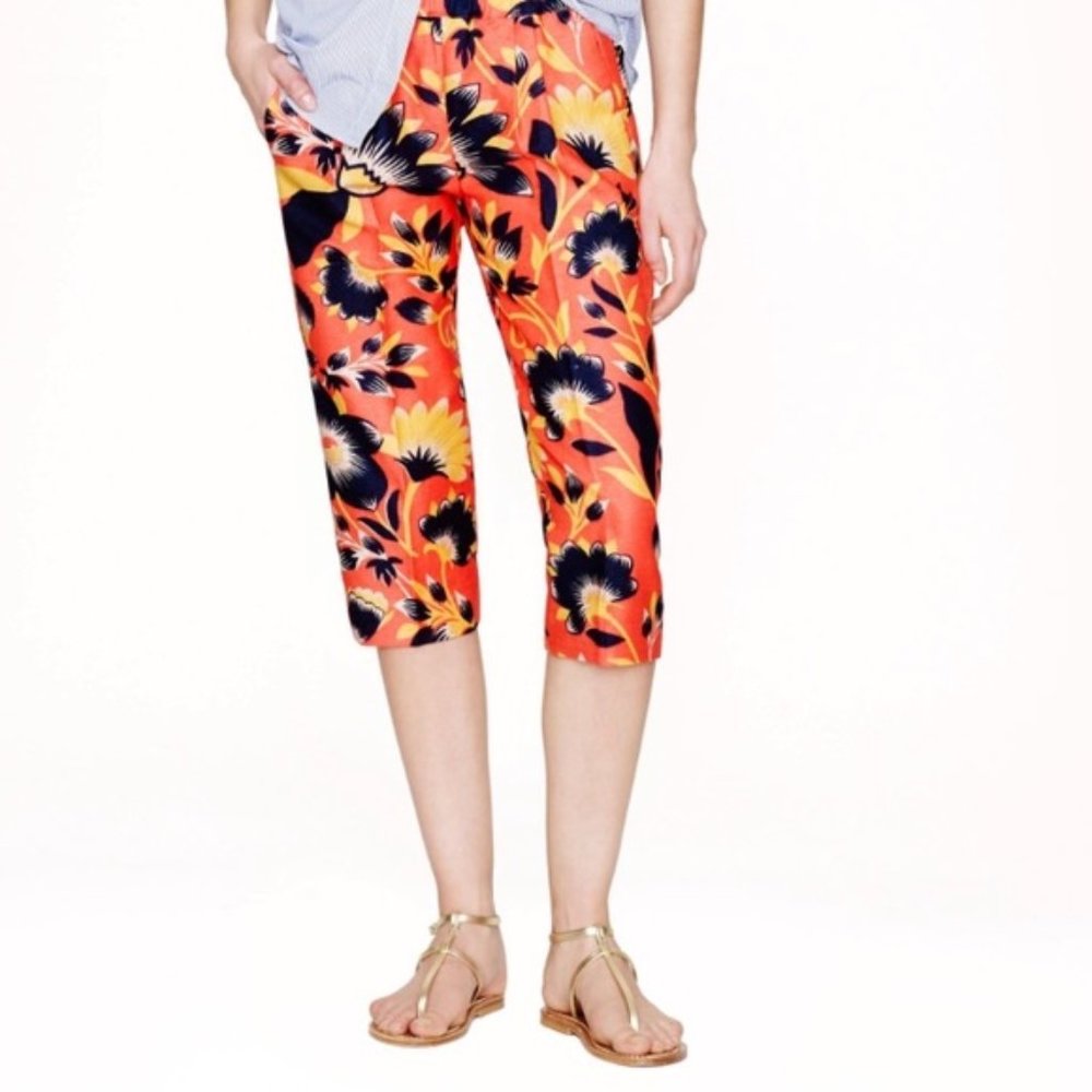J. Crew Collection Hibiscus Culottes